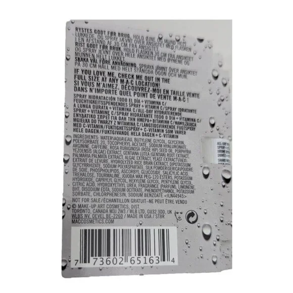 3X MAC Fix+ Magic Radiance All-Day Hydrating Spray + Vitamin C  2.5ml Travel Siz - Picture 3 of 3